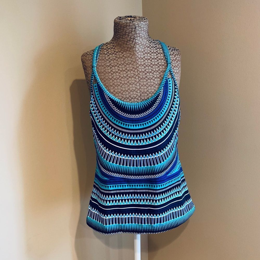 Jag Tankini Swimsuit Top Size Small